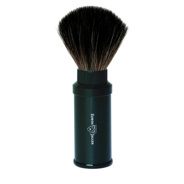 Edwin Jagger Black Travel Shaving Brush (Black Synthetic) 1 Edwin Jagger Black Travel Shaving Brush (Black Synthetic)
