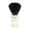 Edwin Jagger Imitation Ivory Shaving Brush (Black Synthetic)