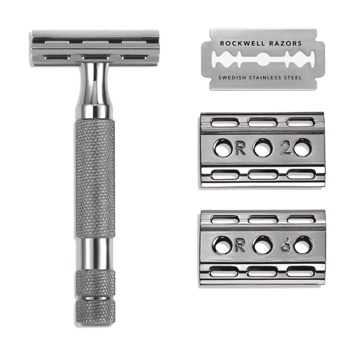 Rockwell 6C Gunmetal DE Safety Razor 1 Rockwell 6C Gunmetal DE Safety Razor