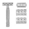 Rockwell 6C White Chrome DE Safety Razor