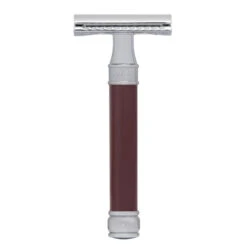 Edwin Jagger DE812 Burgundy DE Safety Razor (Closed Comb)
