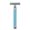 Edwin Jagger Long Blue DE Safety Razor (Closed Comb)