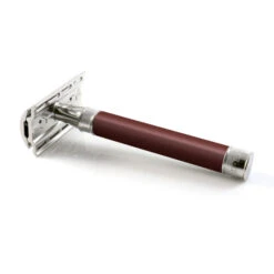 Edwin Jagger 3ONE6 Stainless Steel Burgundy DE Safety Razor 7 Edwin Jagger 3ONE6 Stainless Steel Burgundy DE Safety Razor -Pure Living Deals Store dess12bl 2