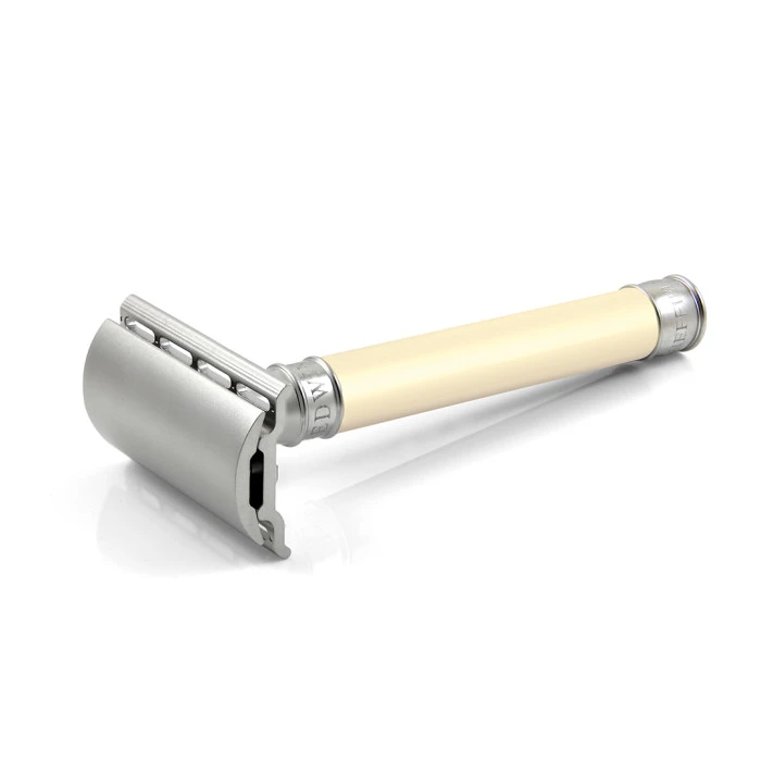 Edwin Jagger 3ONE6 Stainless Steel Imitation Ivory DE Safety Razor 2 Edwin Jagger 3ONE6 Stainless Steel Imitation Ivory DE Safety Razor - Image 2