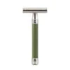 Edwin Jagger 3ONE6 Stainless Steel Green DE Safety Razor