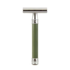 Edwin Jagger 3ONE6 Stainless Steel Green DE Safety Razor