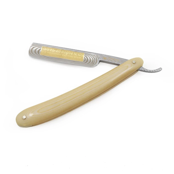 Dovo En Vogue Full Hollow 5/8 Ivory Micarta Straight Razor 1 Dovo En Vogue Full Hollow 5/8 Ivory Micarta Straight Razor