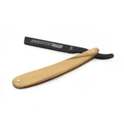Dovo Olive Wood & Black Aluminium Shavette Razor