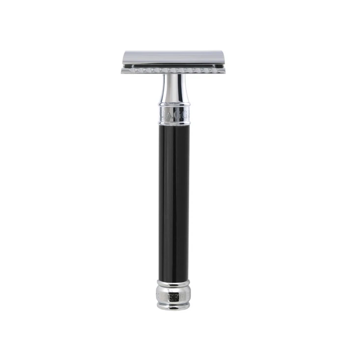 Edwin Jagger DE86 Long Black DE Safety Razor (Closed Comb) 1 Edwin Jagger DE86 Long Black DE Safety Razor (Closed Comb)