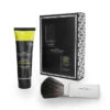 Edwin Jagger White Travel Shaving Brush Gift Set (Limes & Pomegranate)