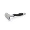 Feather WS-D2S Wood Handle Stainless Steel DE Razor & Stand