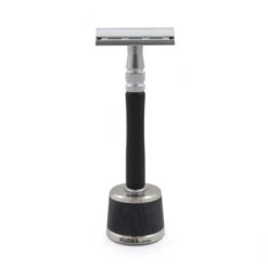 Feather WS-D2S Wood Handle Stainless Steel DE Razor & Stand -Pure Living Deals Store feather wood stainless razor stand 1000x1000