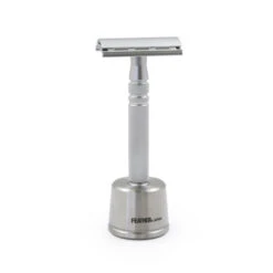 Feather All Stainless AS-D2 DE Razor And Stand 7 Feather All Stainless AS-D2 DE Razor And Stand -Pure Living Deals Store feather razor set image 2 1000x1000