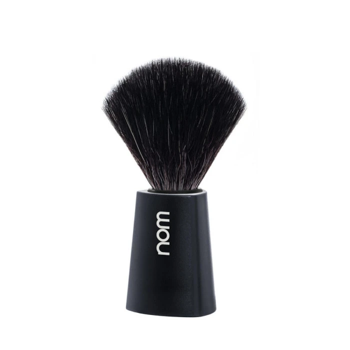 Nom Carl Black Shaving Brush (Black Synthetic) 1 Nom Carl Black Shaving Brush (Black Synthetic)