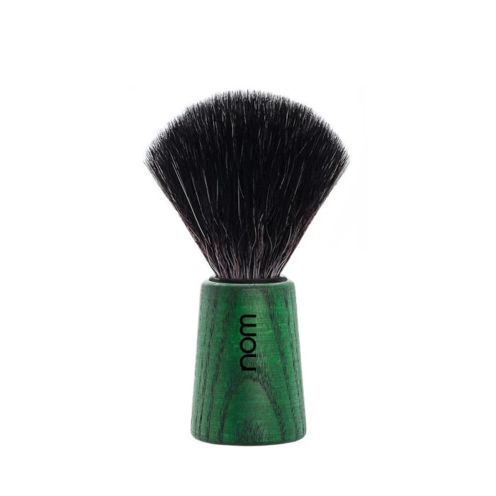 Nom Theo Green Ash Shaving Brush (Black Synthetic) 1 Nom Theo Green Ash Shaving Brush (Black Synthetic)