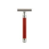 Edwin Jagger 3ONE6 Stainless Steel Anodised Red DE Safety Razor
