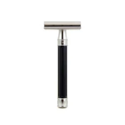 Edwin Jagger 3ONE6 Stainless Steel Anodised Black DE Safety Razor
