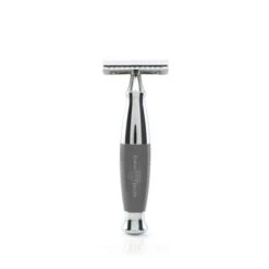 Edwin Jagger Grey & Chrome DE Safety Razor