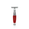 Edwin Jagger Red & Chrome DE Safety Razor