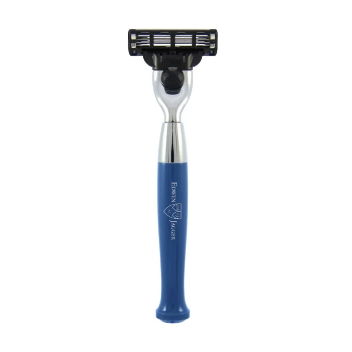 Edwin Jagger Blue Mach3 Razor 1 Edwin Jagger Blue Mach3 Razor