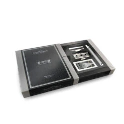 Edwin Jagger 3ONE6 Stainless Steel Knurled DE Safety Razor 10 Edwin Jagger 3ONE6 Stainless Steel Knurled DE Safety Razor -Pure Living Deals Store ss packaging fully open knurled